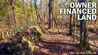 Old Rock Wall on EH05 [5.65 Acres Owner Financed land for sale in Arkansas] #cabin #offgrid