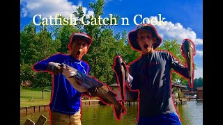 HUGE CATFISH Catch N Cook (Part 1)