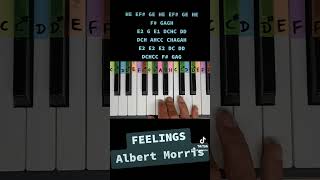 Feelings - Albert Morris piano tutorial jak zagrać na pianinie #pianotutorial #pianino #piano