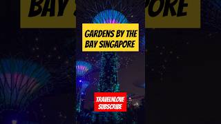 Supertree Grove's light show 🤩😎 #singapore #gardenbythebay #supertreegrove #cloudforest #wanderlust