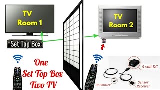 HOW TO CONNECT ONE SETUP BOX 2 TV OR ONE TV& ONE MONITOR