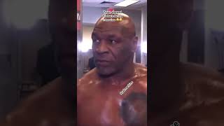 Mike Tyson showed his butt during interview 😅🤣😂 #shorts #miketyson #jakepaul #comedy #boxing #fyp