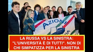 LA RUSSA VS LA SINISTRA: "L'UNIVERSITÀ È DI TUTTI". NON DI CHI SIMPATIZZA PER LA SINISTRA