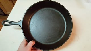 Restoring and reseasoning a Lodge cast iron skillet pan