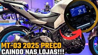 🚨YAMAHA MT 03 2024/2025 Preço DESABA e a MOTO DISPARA