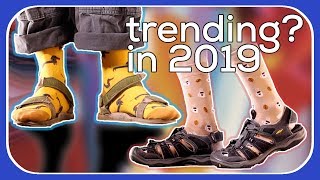 Socks with Sandals, Trending in 2019?