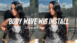 BEST BODY WAVE WIG INSTALL FT. ALIPEARL HAIR | DIAMONDICEE