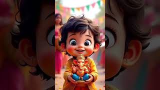 गणपति बप्पा आगमन आप सामिल नही होगे || very cute boy Bapaa aagman || #ganeshchaturthi #ganpati