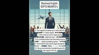 Penggunaan Kata Vogue Dalam Bahasa Inggris. Business English. SEPTO INDARTO's WA 0877 8301 2391