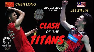 Lee Zii Jia faces defending champion Chen Long in Tokyo Olympics