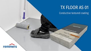 conductive textured coating - Remmers TX FLOOR AS 01