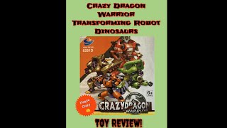 Crazy Dragon Warrior Transforming Robot Dinosaurs Toy Review!