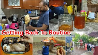 Back to Dubai / Unpacking Luggage & Arranging Home / Indian NRI Mom Busy Routine/Dubai Vlogs