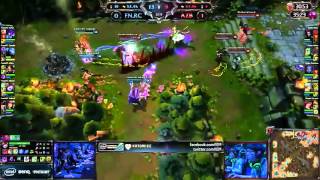 Fnatic vs Azubu Blaze Xpeke goes for Backdoor Again GG [IEM KATOWICE]