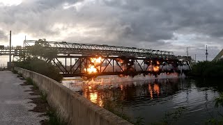 EXPLOSIVES DEMOLITION | Crystal River Energy Complex Pipe Bridge and Elevated Coal Conveyor