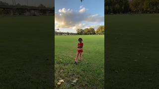 Running in cricket ground #newzealand #shortsvideo #viral #park