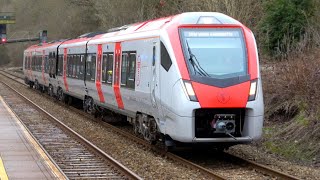 Trains at Ystrad Mynach - 17/02/23