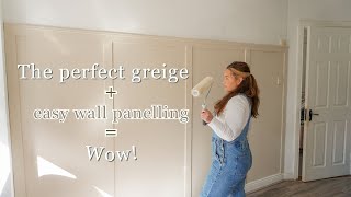 🪚 How to Create a Stunning Feature Wall for under €100 | Easy DIY Panelling 🎨