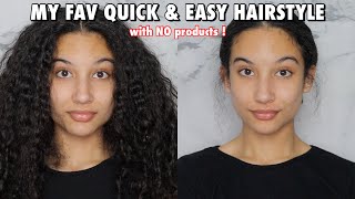 My Favorite Quick & Easy Hairstyle for Curly Hair