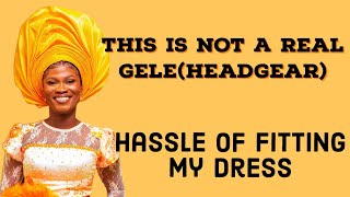 My gele is not real. See this video