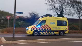 A1 Otaris Ambulance 10-115 Den Helder met spoed naar melding