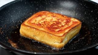 I've never had such delicious french toast! 5 minutes recipe!