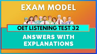 OET LISTENING TEST 32 | LISTENING WITH MIHIRAA