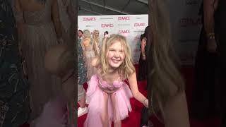 Porn star Coco Lovelock red carpet interview at the 2023 AVN Awards