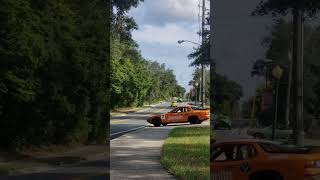 Drive off from Cars & Coffee Mt. Dora #floridacarmeet #classiccars #drivers #driveoff #centralflcars