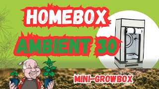 HOMEbox Ambient 30 - Mini-Growbox als Ausstellungsstück - und für ambitionierte Kleinst-Gärtner :D