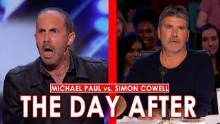 AGT's MICHAEL PAUL & SIMON COWELL - The Day After