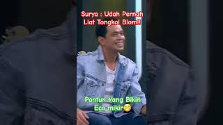 ECA KEPIKIRAN SOAL TONGKOL‼SURYA MALAH PENGEN KASIH LIAT⁉️ #talkpod #suryainsomnia #ecaaura #shorts