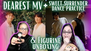 TVXQ! (東方神起)「DEAREST」+ 「SWEET SURRENDER」-Dance Practice- + Figurine Unboxing | K-Cord Girls Reaction