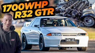 1700HP GTR "GOAT 32" Terrifyingly FAST! (10,000RPM - 3.2L - Sequential)