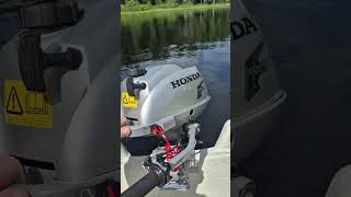 how to operate honda 2.3 outboard motor.