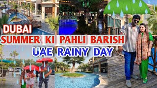 Dubai incredible First summer Rain | Sharjah new Attraction Places | Tourist Attraction Places