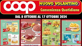 Coop volantino dal 8 al 17 ottobre 🌟 Scopri le promozioni su prodotti di qualità! 🟩⬜️🟥 #anteprima