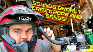 I STRAIGHT PIPED MY GO-KART! *TILLITSON 212cc STRAIGHT PIPE*