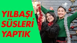 Ucuz Yılbaşı Ağacı Yapımı ( Çam Ağacı, Yılbaşı Süsleri, Şapkalar)