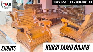 Kursi tamu jati Besar dan kokoh #Irealgalleryfurniture #kursitamu