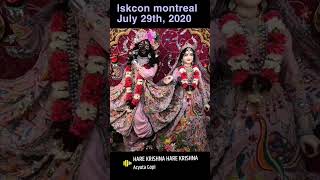 Iskcon montreal July 29th, 2020