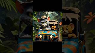 Tomandjerry exploring animals in a jungle|#shorts #shortsfeed #viralvideo