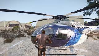 Flying Over Tilos in 4K HD - Eastern Mediterannian Islands | Electric Pop | Arma 3