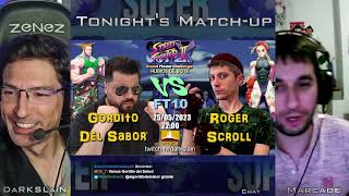 FT10 - GorditoDelSabor (Guile) vs RogerScroll (Cammy) - SSF2X