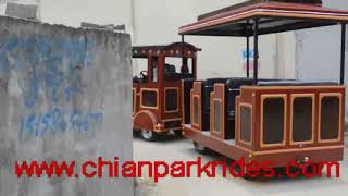 trackless tourist train ride