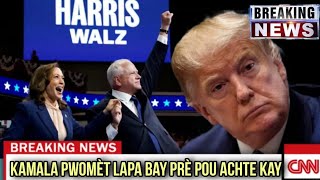 Kamala fè bèl pwomès pou moun kap achte kay | Trump ka pran prizon avan eleksyon an | panik pirèd