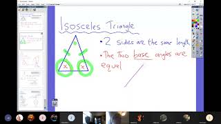 24 February - (14.1) Angles - Isosceles Triangles