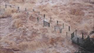 Flood in Iguazu Falls 2014