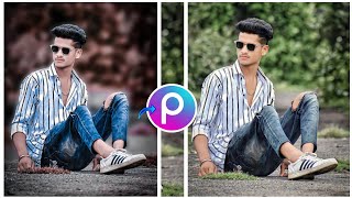 Picsart Black And Brown Effect Tone Photo Editing Picsart change background Colour tutorial 2024