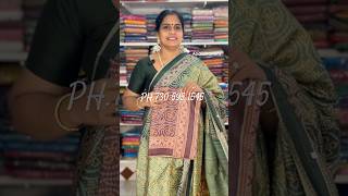 Premium Chanderi sarees|Apavaranam |￼#chanderisarees #premiumsarees #shortsvideo